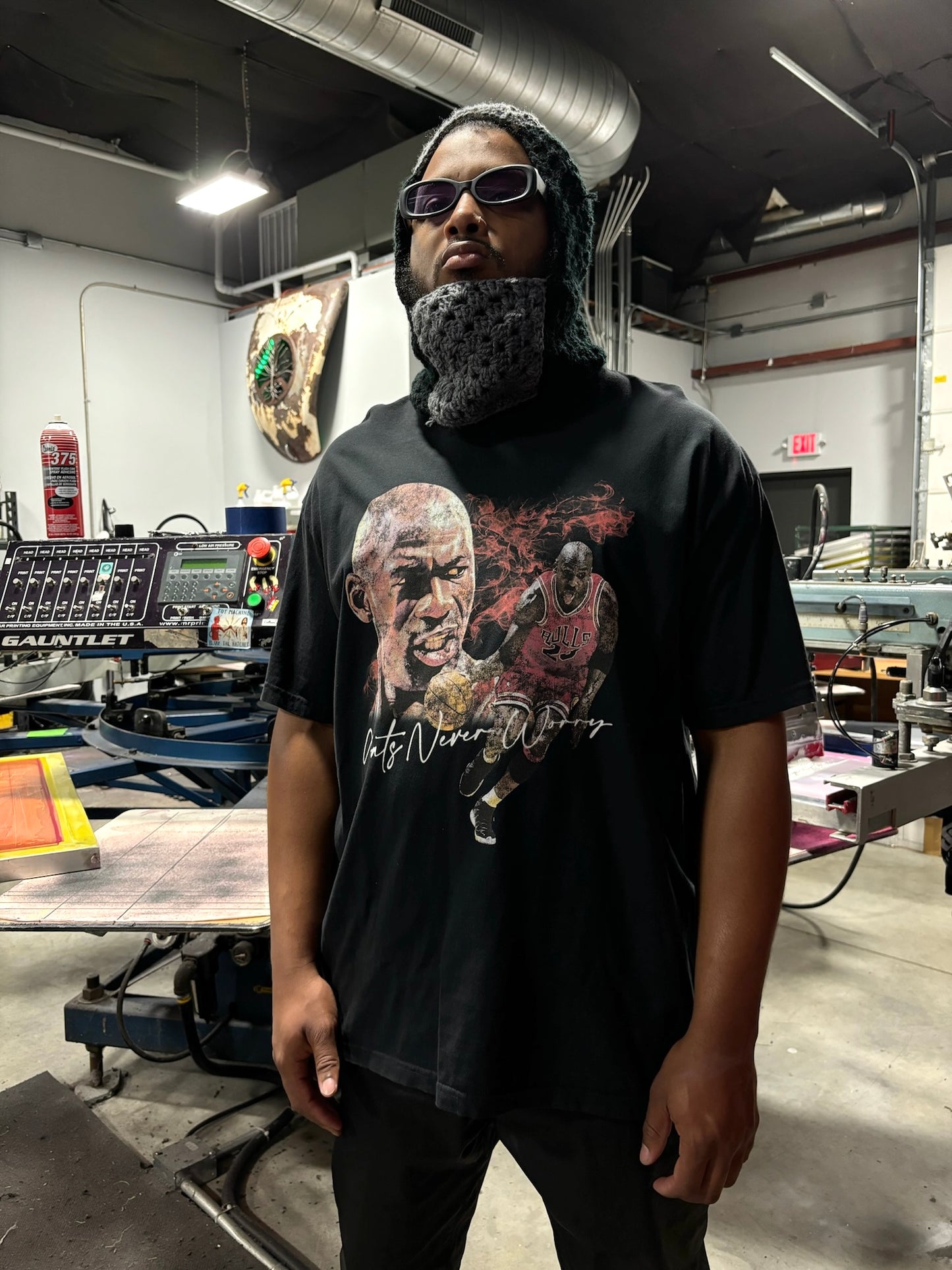 CUSTOM Michael Jordan “Goats Never Worry” T-Shirt
