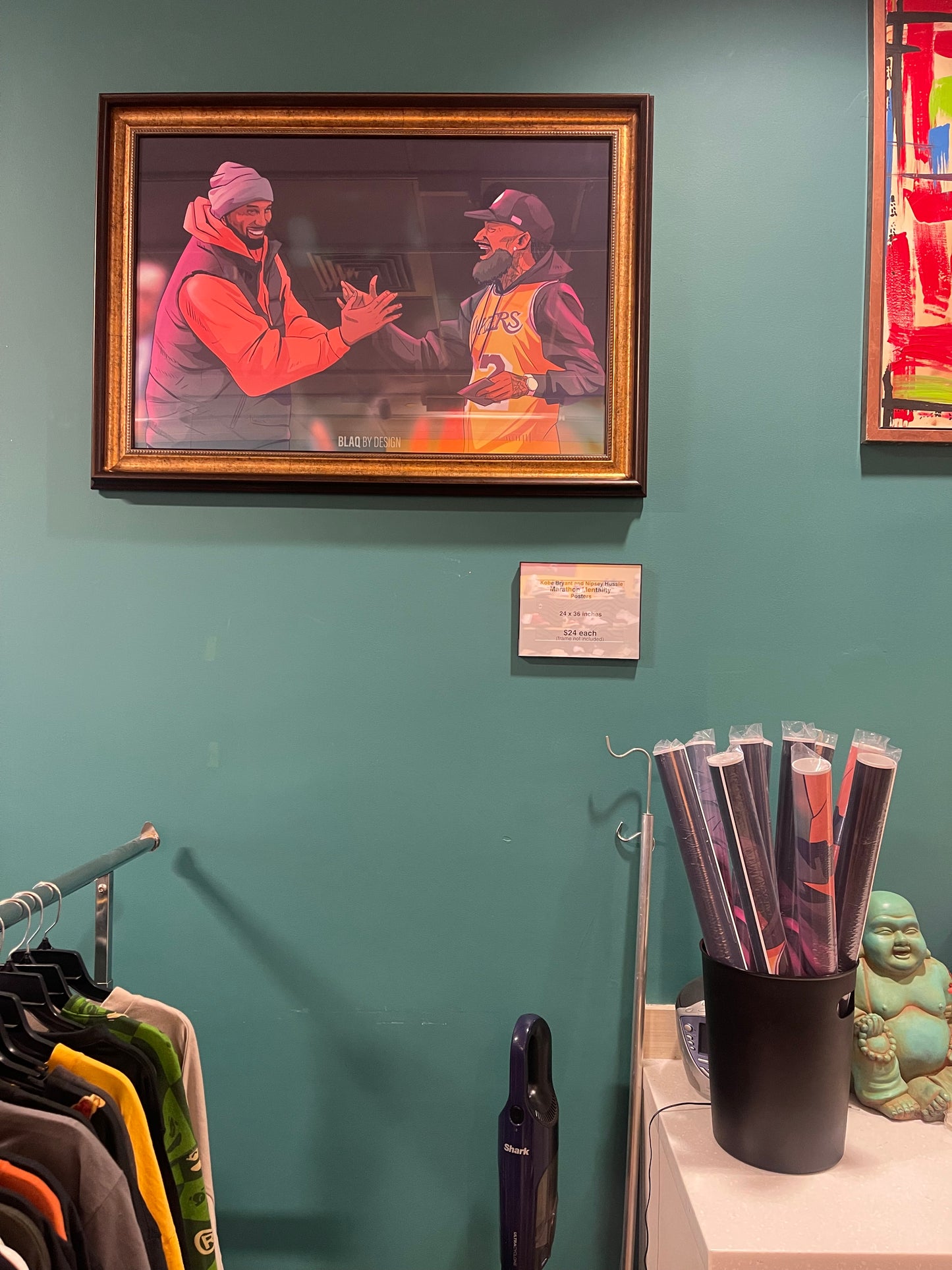 Nipsey x Kobe “Marathon Mentality” Poster 36 x 24 inches