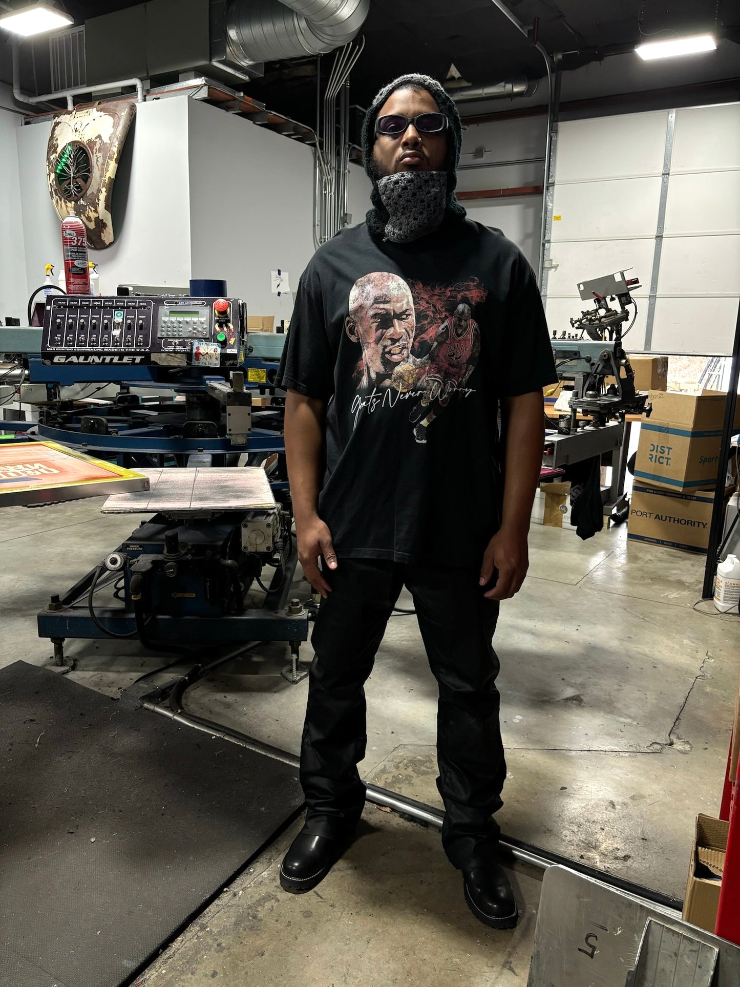 CUSTOM Michael Jordan “Goats Never Worry” T-Shirt