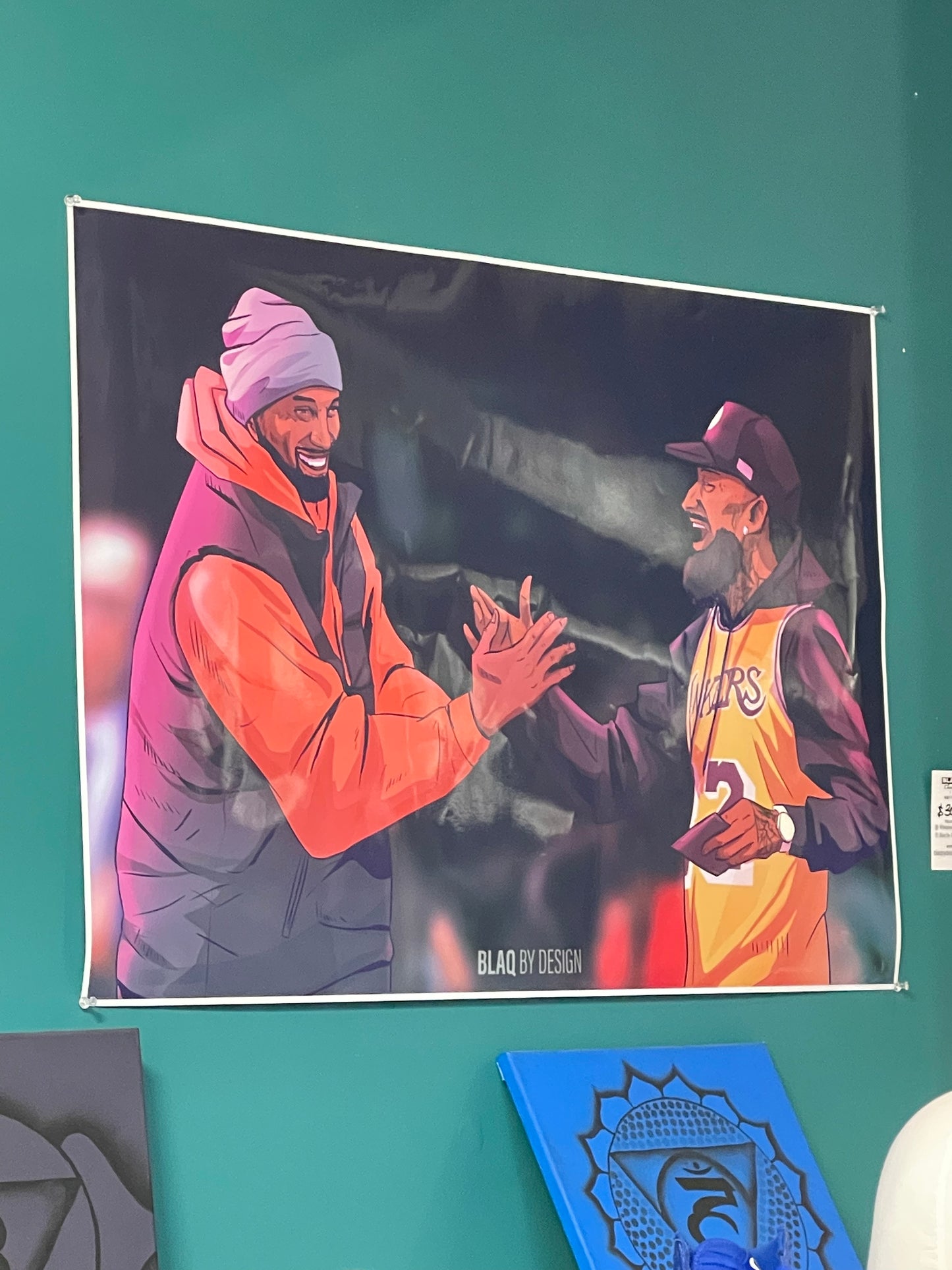 Nipsey x Kobe “Marathon Mentality” Poster 36 x 24 inches
