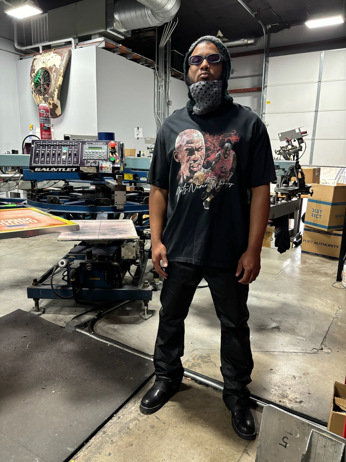 CUSTOM Michael Jordan “Goats Never Worry” T-Shirt